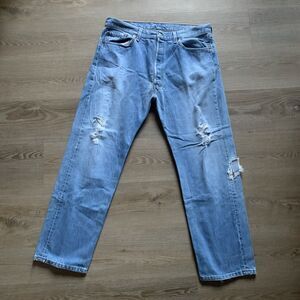Vintage Levi’s Jeans Men’s 38x30 (35x29) 501XX Blue Straight Made in USA Y2K